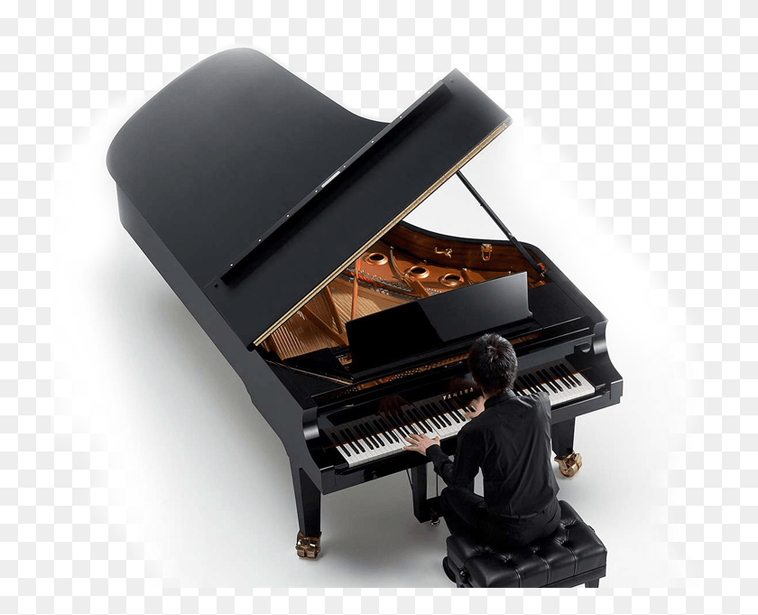 729x621 Piano Amp Keyboard Rentals Yamaha Grand Piano, Leisure Activities, Musical Instrument, Person HD PNG Download