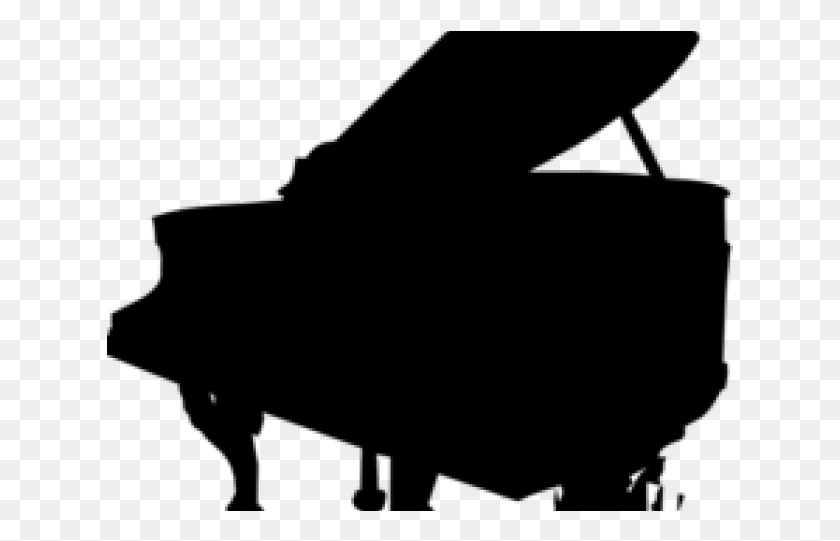 627x481 Piano Clipart Church Grand Piano Silhouette, Gray, World Of Warcraft HD PNG Download