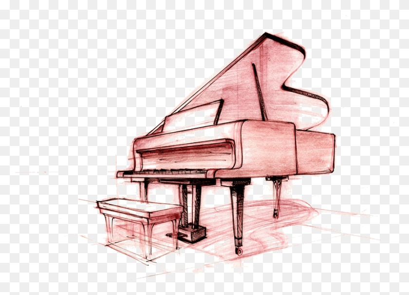 799x560 Клавиши Пианино Рисование Фортепианных Эскизов, Рояль, Досуг, Музыкальный Инструмент Png Скачать