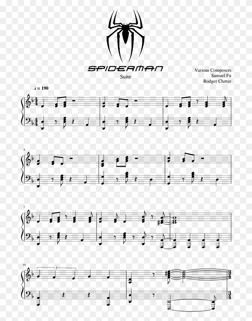 708x1012 Piano Solo Sheet Music For Piano Free In Pdf Ain T Over Till The Wasp Lady Stings Sheet Music, Gray, World Of Warcraft HD PNG Download