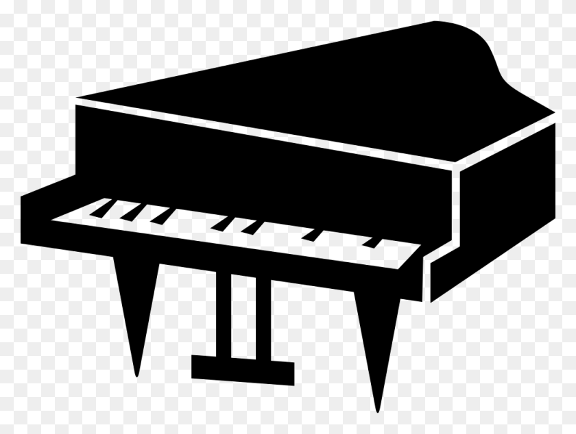 980x722 Descargar Png Piano Svg Archivo Instrumentos Musicales Icono, Actividades De Ocio, Instrumento Musical, Buzón Hd Png