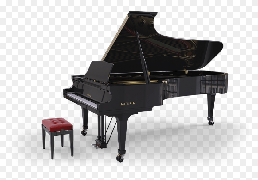 800x541 Descargar Png Piano V Arturia Piano, Actividades De Ocio, Instrumento Musical, Piano De Cola Hd Png