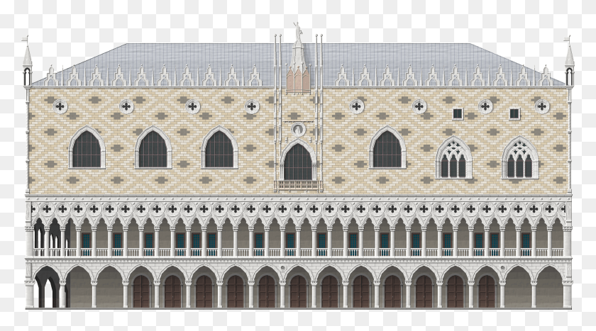 2889x1511 Piazza San Marco, Architecture, Building, Spire HD PNG Download