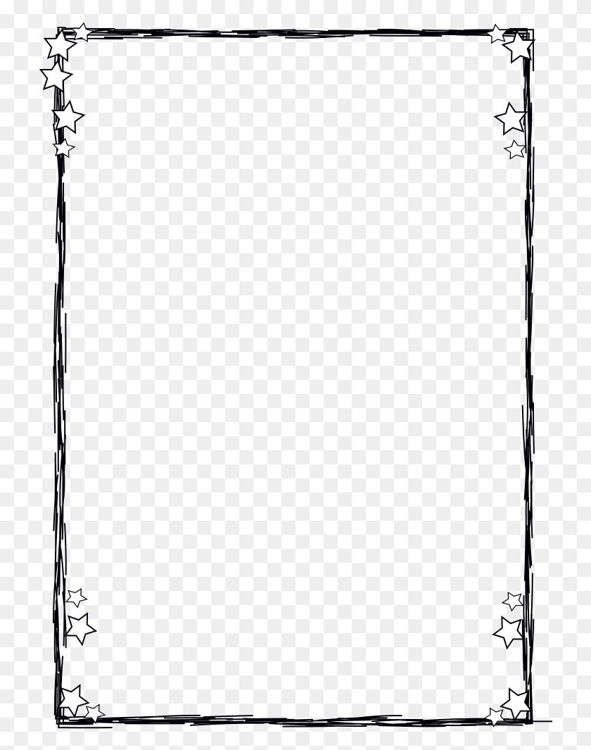 731x1006 Pic Et Pic Borders For Paper Borders And Frames Frame Cadre Etoile, Utility Pole, Leisure Activities, Outdoors HD PNG Download