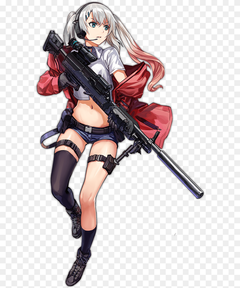 598x1006 Pic Lwmmg Girls Frontline Lwmmg, Book, Publication, Comics, Adult Sticker PNG