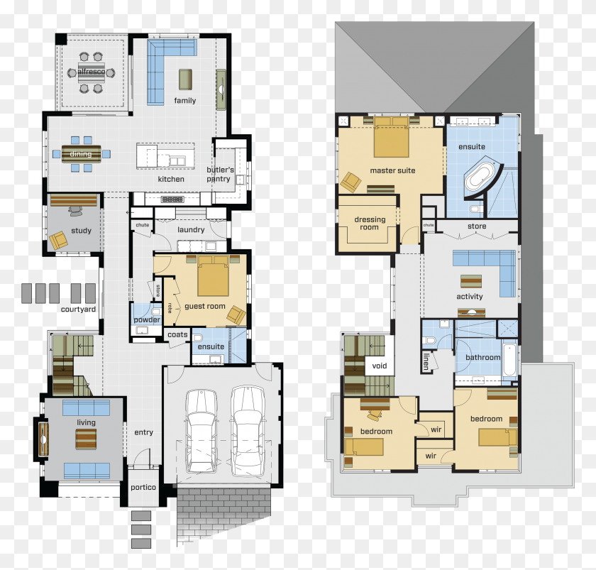 2369x2258 Piccolo Floorplan, Floor Plan, Diagram, Plan HD PNG Download