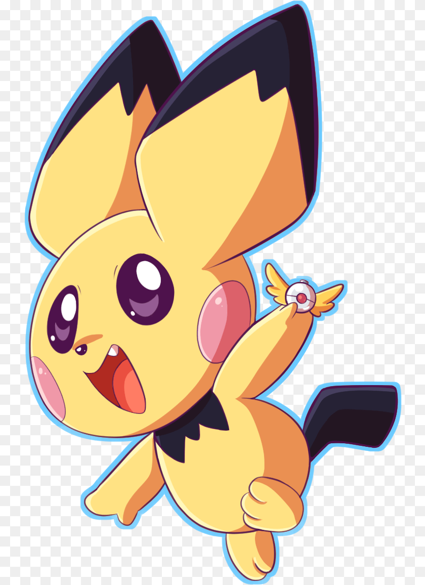 Pichu Cartoon, Baby, Person, Face, Head Sticker PNG