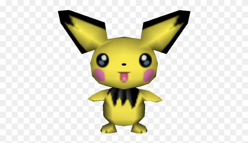 454x426 Pichu Is Back After 17 Years In Super Pokemon Stadium 2 Pichu, Toy, Animal, Mammal HD PNG Download