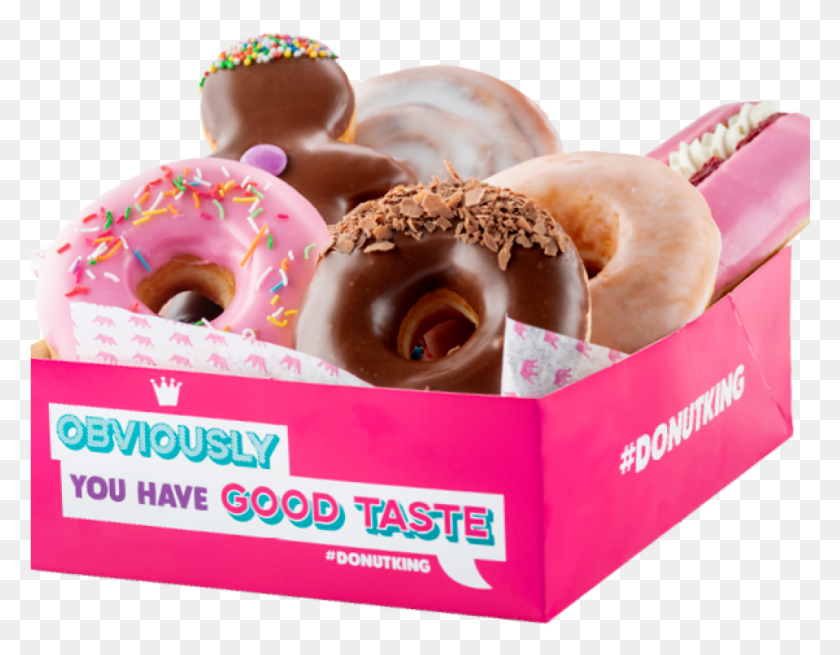1025x782 Pick And Mix Donut Box Donuts Box, Pastry, Dessert, Food HD PNG Download