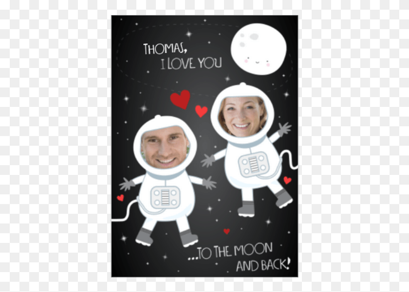 393x541 Elija Su Tarjeta De Navidad Perfecto Para El Día De San Valentín, Persona, Humano, Astronauta Hd Png