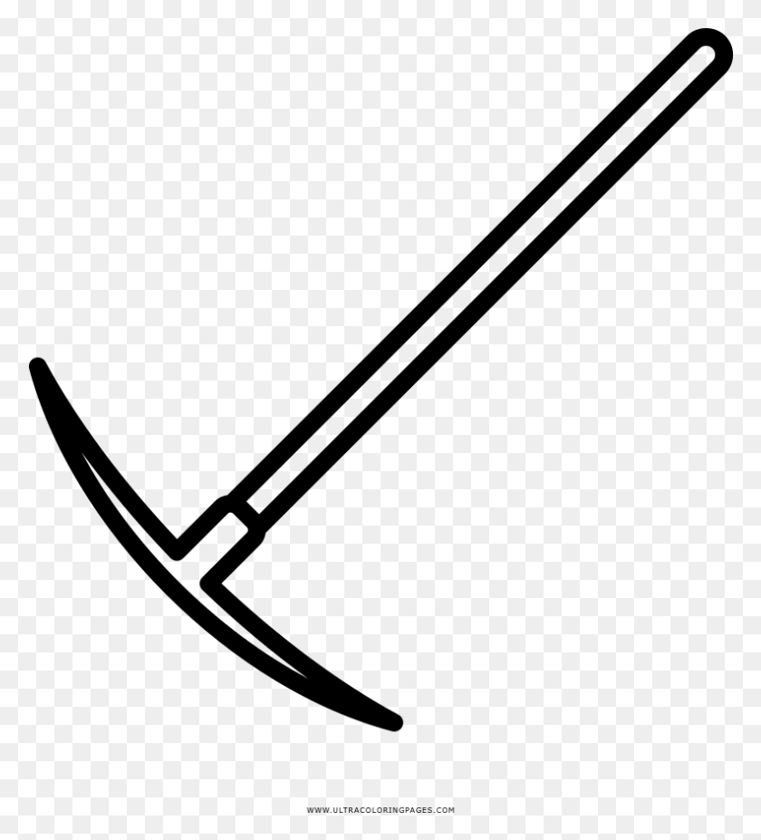 791x880 Pickaxe Coloring, Gray, World Of Warcraft HD PNG Download