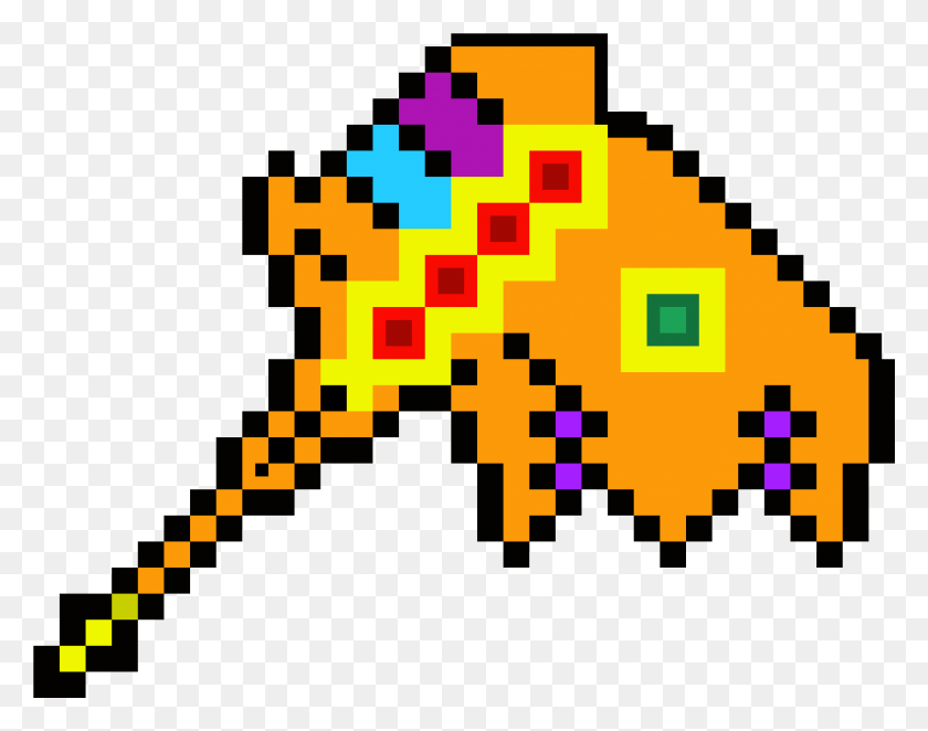 2641x2041 Picksaw Terraria Pixel Art Maker Kawaii Rainbow Pixel Art, Graphics, Pac Man HD PNG Download