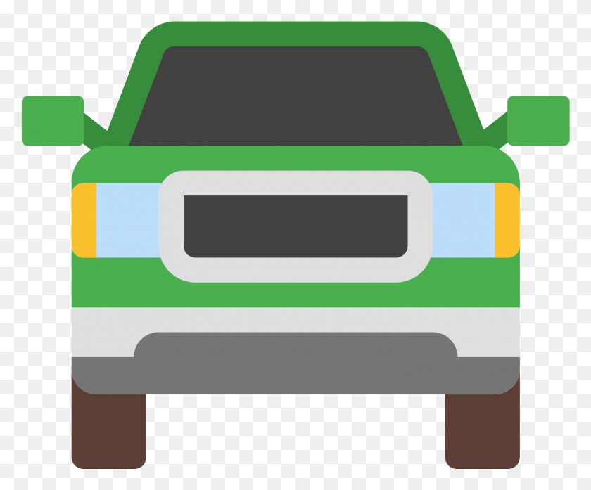 1469x1201 Pickup Front View Icon Icon, Machine, Text, Word HD PNG Download