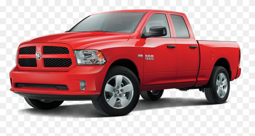 2106x1051 Camioneta Pickup 2016 Ram 1500 Rojo, Camión, Vehículo, Transporte Hd Png