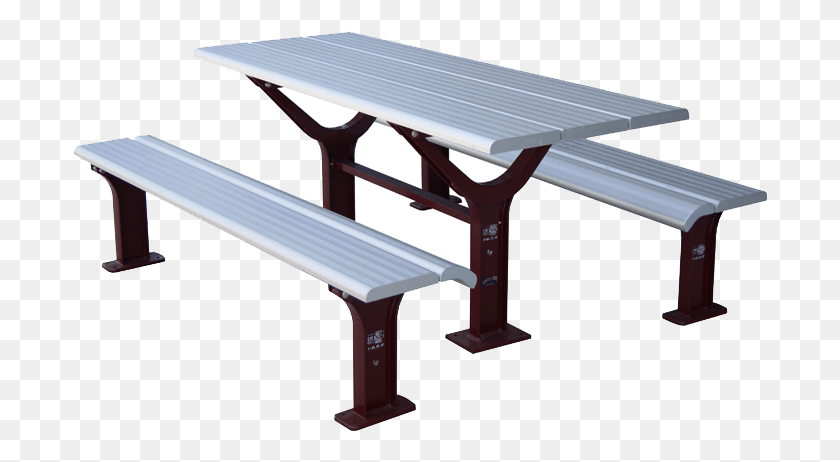 696x402 Picnic Table, Furniture, Bench, Table HD PNG Download