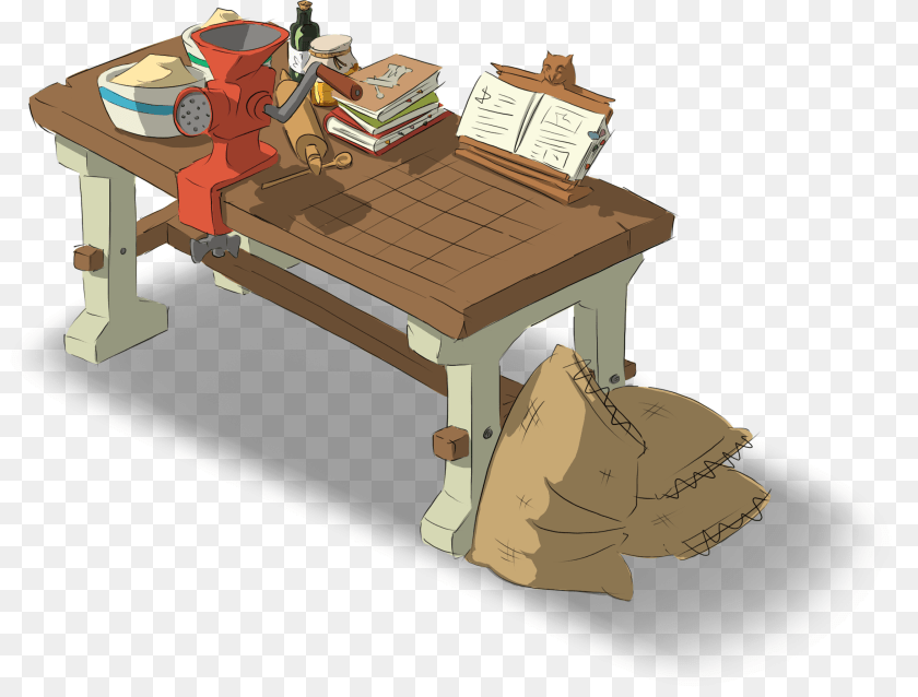 Picnic Table, Furniture, Bulldozer, Machine, Bench PNG