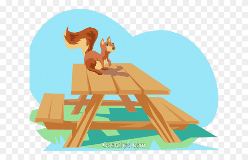 640x480 Picnic Table Clipart Illustration Illustration, Wood, Plywood, Animal HD PNG Download