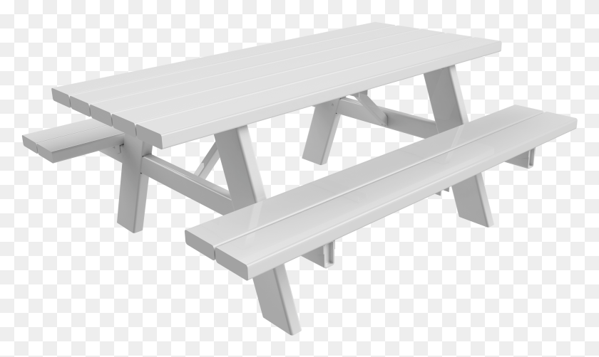 2716x1540 Picnic Table White Picnic Table, Furniture, Tabletop, Table HD PNG Download