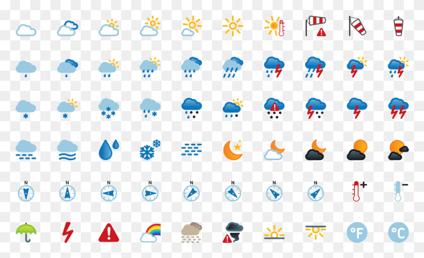 985x570 Picons Weather Weather Icon Set, Symbol, Text, Light HD PNG Download