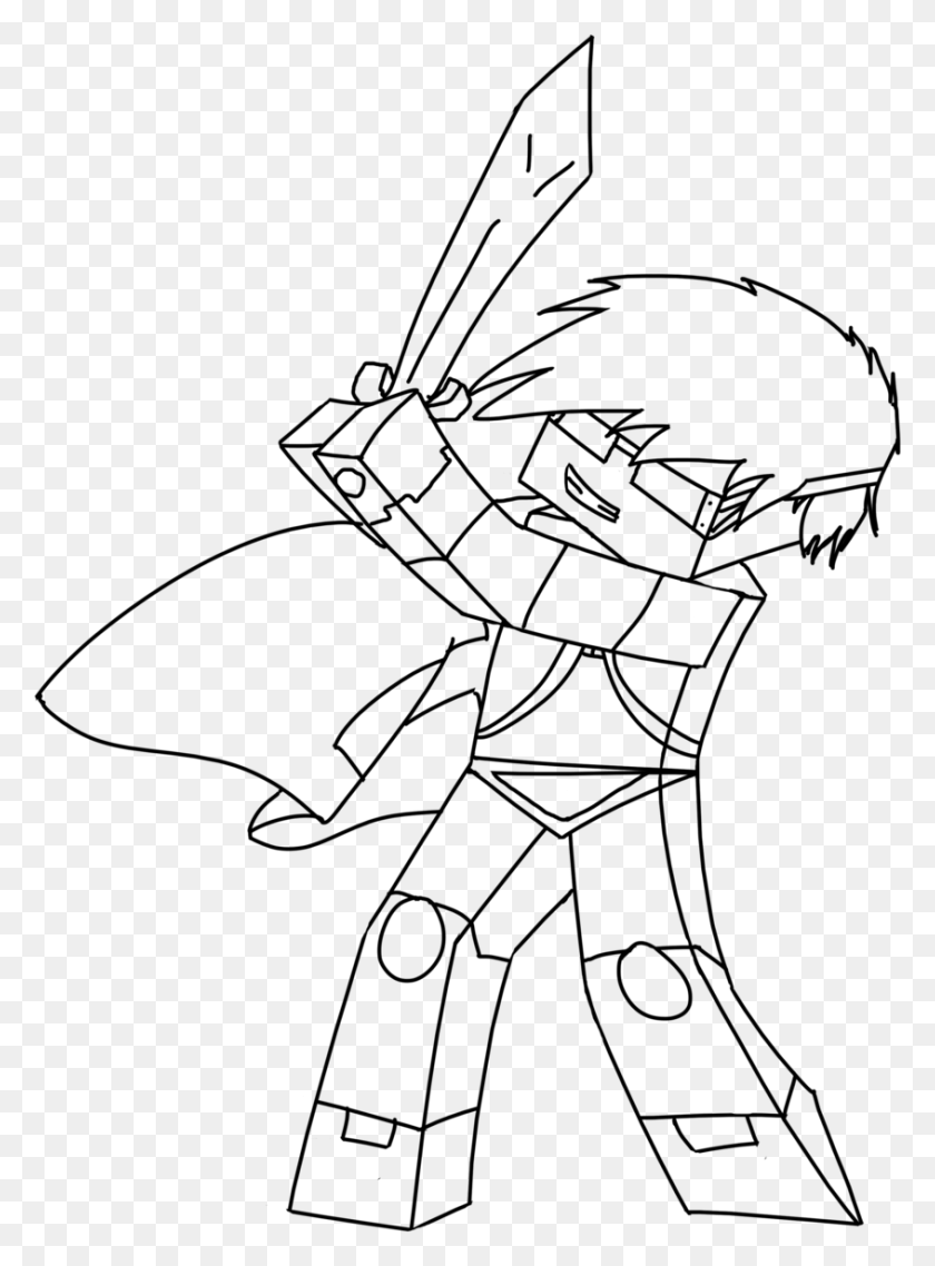 845x1168 Pics Of Minecraft Skins Coloring Pages Imagens De Desenho De Minecraft, Gray, World Of Warcraft HD PNG Download