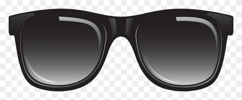 6074x2236 Picsart Clipart Images Black Sunglasses Beautiful Cartoon Transparent Background Sunglasses, Accessories, Accessory, Glasses HD PNG Download