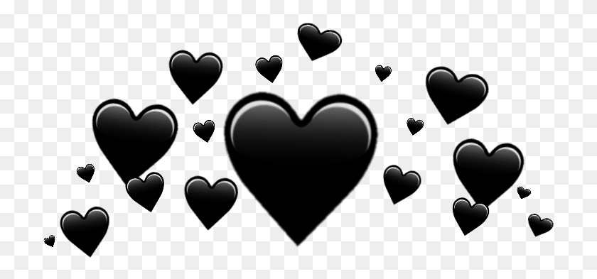 719x333 Picsart Love Emoji El Emoji Fondo Transparente Corazón Corona, Burbuja Hd Png