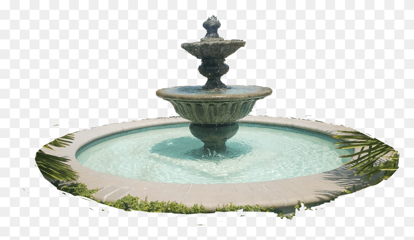 2457x1348 Picsart Sticker Fountain Fountains Water Yardart Fountain, Jacuzzi, Tub, Hot Tub HD PNG Download