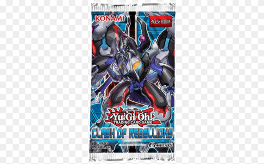 292x523 Picture 1 Of Yugioh Clash Of Rebellion Pack, Book, Comics, Publication, Advertisement Transparent PNG