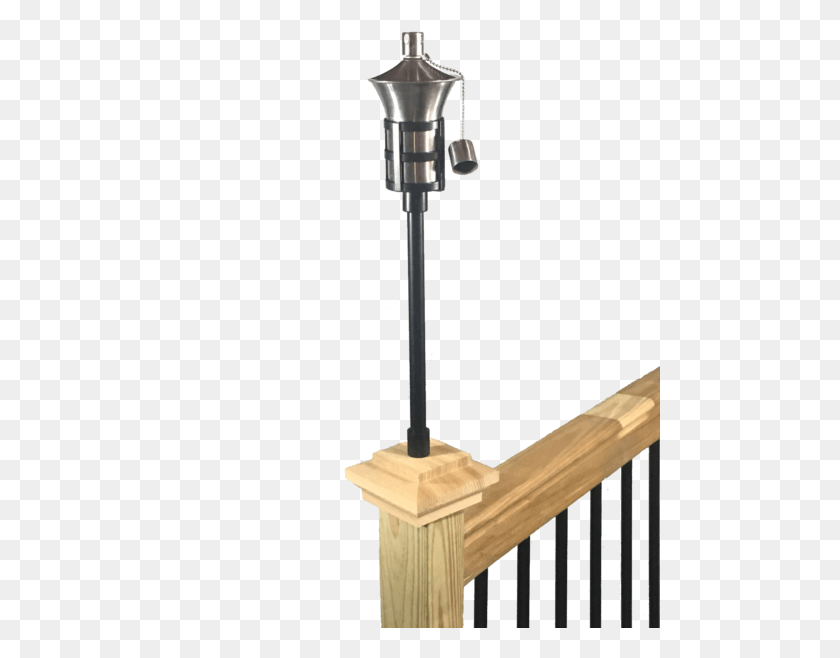 481x598 Picture 6 Of Deck Post Tiki Torches, Handrail, Banister, Lamp HD PNG Download