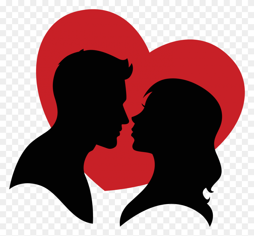 1470x1361 Picture Black And White Couple Vector Heart Couple In Heart, Person, Human, Mustache HD PNG Download