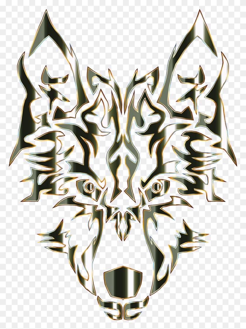 1710x2329 Picture Black And White Coyote Clipart Hungry Wolf Wolf Logo Transparent Background, Graphics, Floral Design HD PNG Download