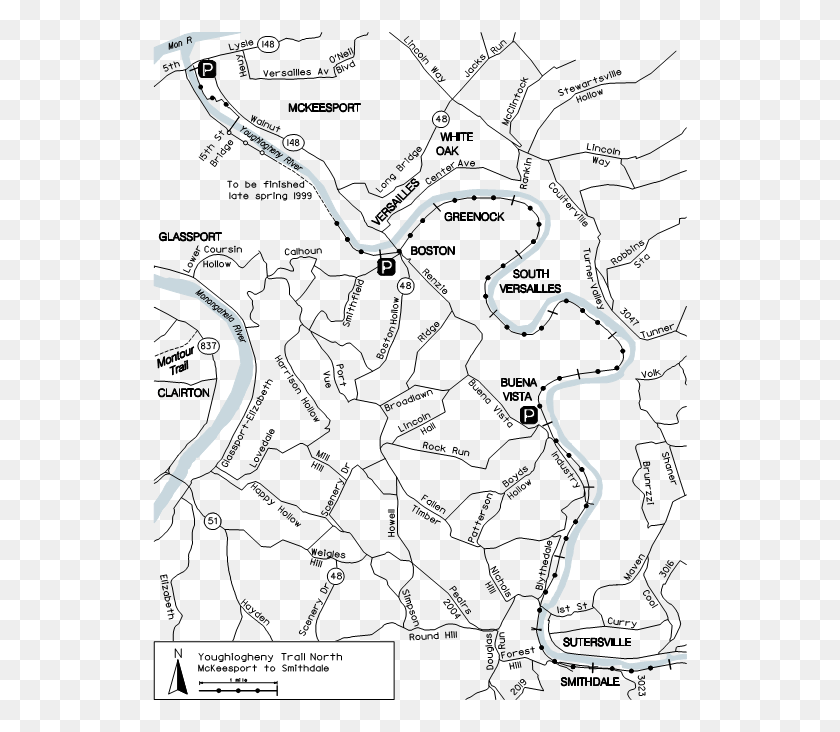 538x672 Picture Black And White Library Youghiogheny River Map, Diagram, Atlas, Plot Descargar Hd Png