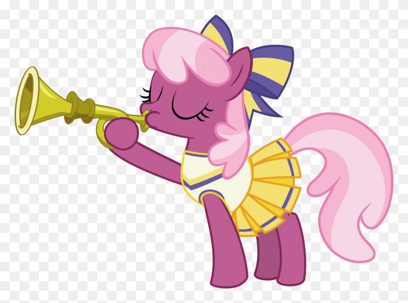 1280x928 Изображение Черно-Белое Stock Absurd Res Artist Pink My Little Pony Trumpet, Музыкальный Инструмент, Валторна, Медная Секция Png Скачать