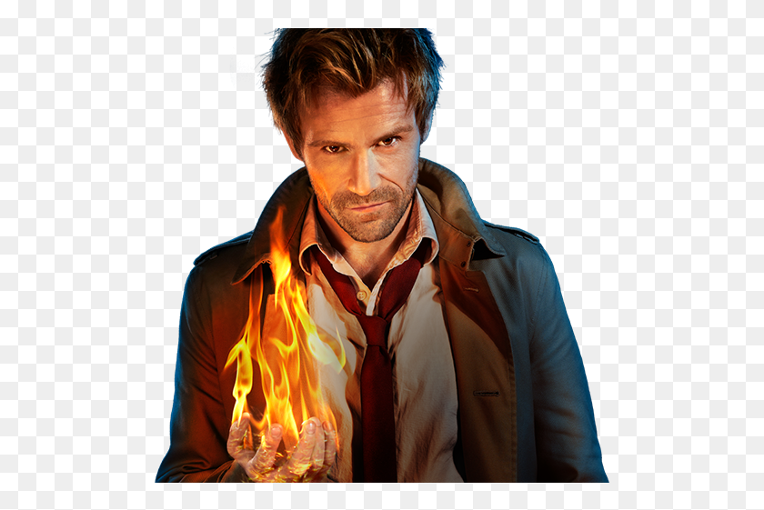 501x501 Picture Constantine Series, Person, Human, Fire HD PNG Download
