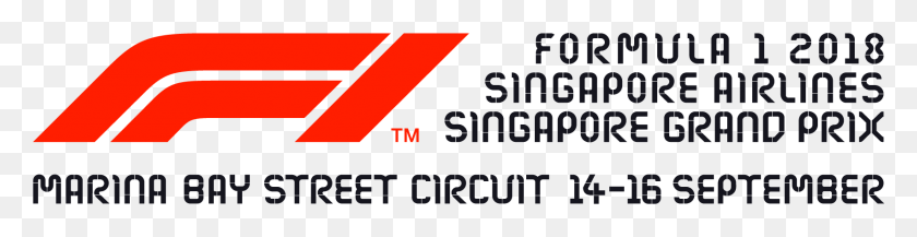 1703x344 Изображение Формулы 1 Сингапур Логотип, Текст, Символ, Товарный Знак Hd Png Скачать
