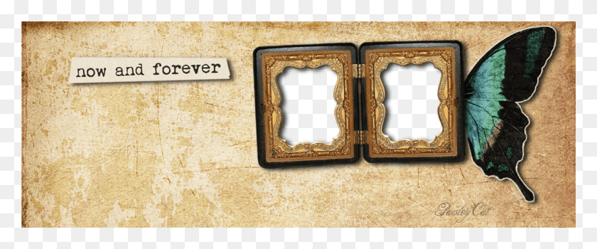 1275x475 Picture Frame, Bronze, Text HD PNG Download