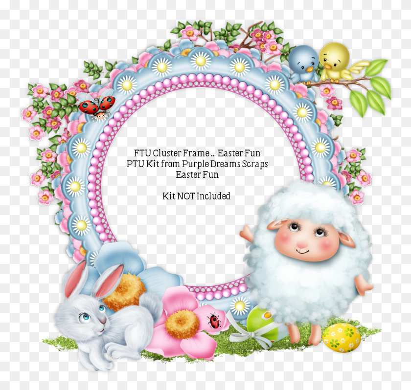 774x738 Picture Frame Picture Frame, Wreath, Doll, Toy HD PNG Download