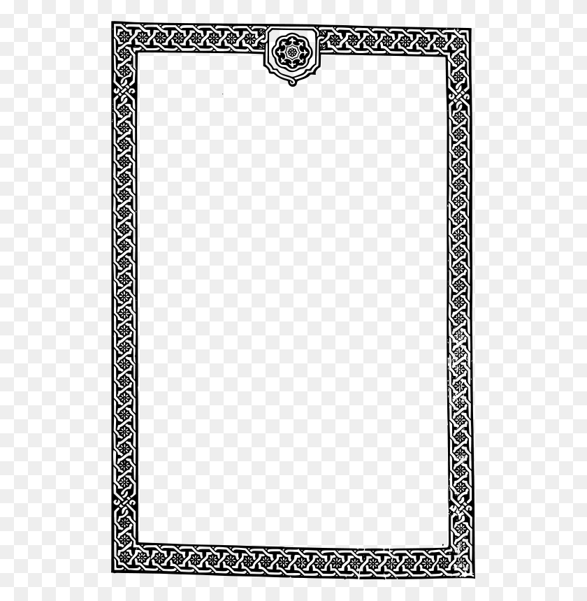 521x800 Picture Frames Window Cairo Declaration On Human Rights Black And White Islamic Border, Gray, World Of Warcraft HD PNG Download