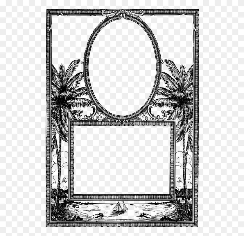 532x750 Picture Frames Window Tropical Climate Circle Ellipse Dual Frame, Gray, World Of Warcraft HD PNG Download
