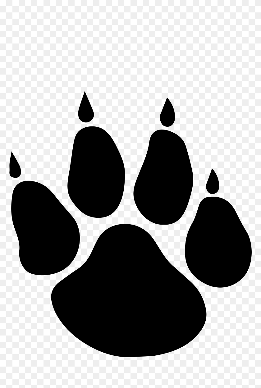 3178x4845 Picture Free Clip Art Bear Paw Prints Image Loyola High School Paw, Gray, World Of Warcraft HD PNG Download