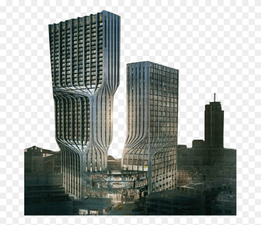 685x664 Picture Free Hotel Drawing Skyscraper Mercury House Zaha Hadid, High Rise, City, Urban HD PNG Download