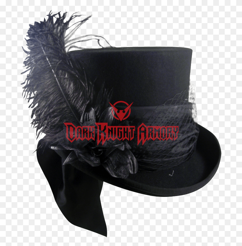 698x792 Picture Free Stock Mad Hatter Black Felt Top Hat Mci Costume Hat, Clothing, Apparel, Sun Hat HD PNG Download