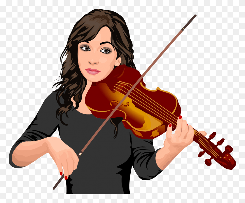 2303x1875 Picture Freeuse Collection Of High Quality Playing The Violin Clipart, Leisure Activities, Musical Instrument, Fiddle HD PNG Download