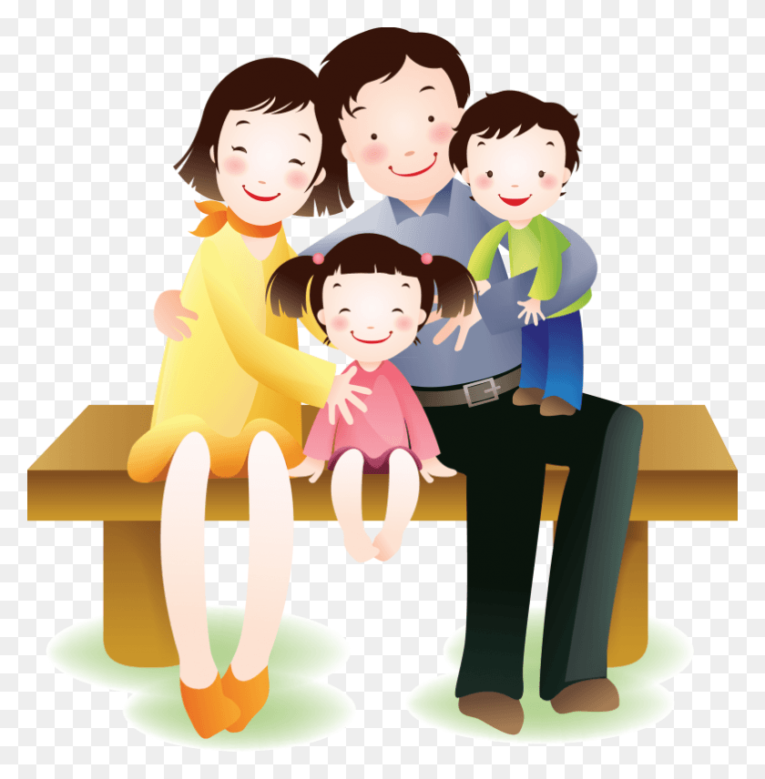 783x800 Picture Freeuse Stock Activities Clipart Happy Family, Family HD PNG Download
