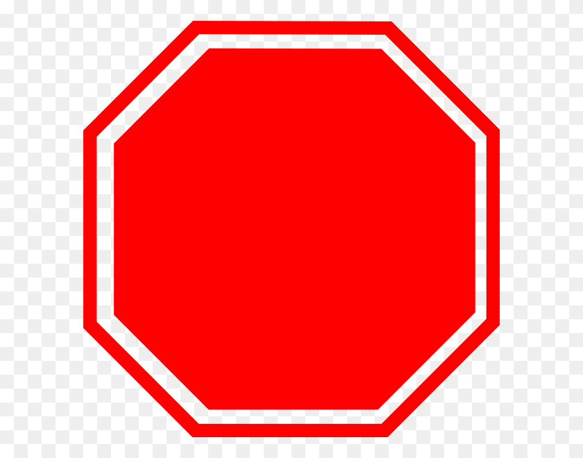 600x600 Picture Freeuse Stock Clip Art The Cliparts Clipartix Clip Art Blank Stop Sign, Stopsign, Road Sign, Sign HD PNG Download