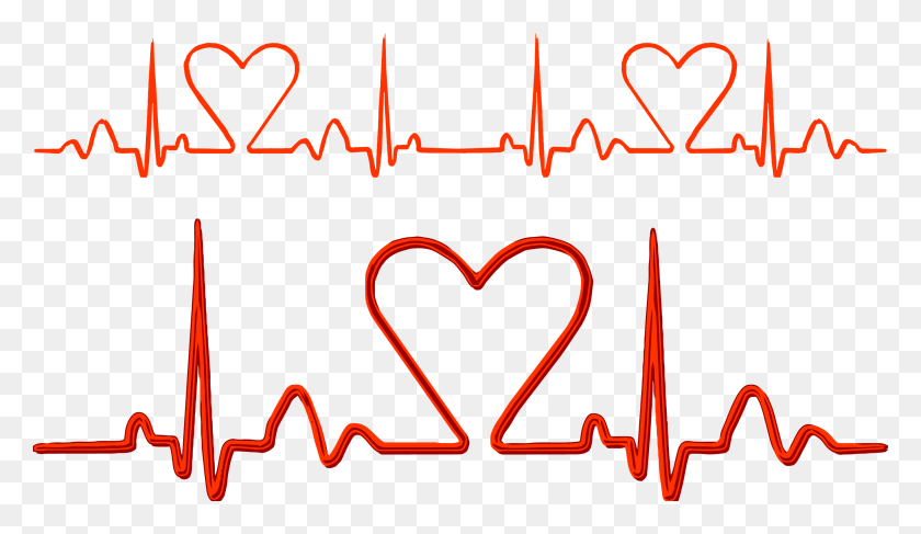 2544x1393 Изображение Freeuse Stock Pulse Electrocardiography Heart Nhp Tim, Текст, Динамит, Бомба Hd Png Скачать