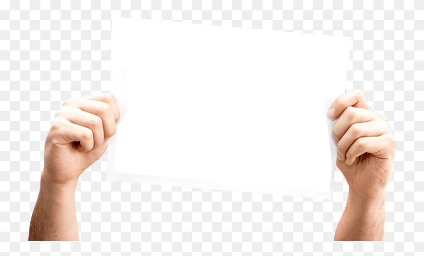 731x448 Picture Library Board Clipart Hand Holding Hand Holding Board, White Board, Text, Person HD PNG Download