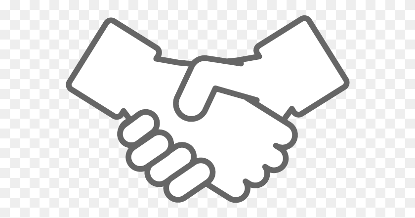 576x381 Picture Library Library Handshake Clipart Illustrated Self Employment, Hand HD PNG Download