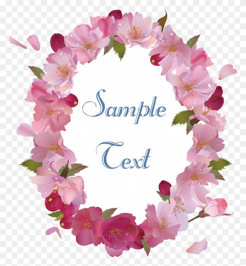 2283x2476 Picture Library Pink Modern Ring Transprent Free Vector Graphics, Plant, Flower, Blossom HD PNG Download