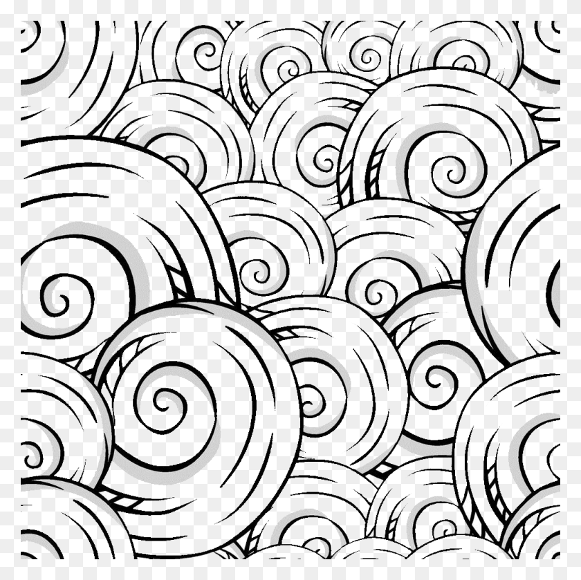 1000x1000 Picture Library Stock Drawing Pattern Texture Art Texture Line Drawing, Spiral, Coil HD PNG Download